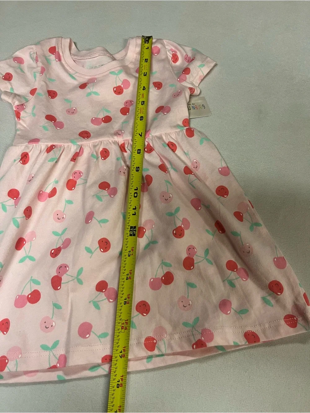 Garanimals 18M Cherry Print Dress Baby Girl Pink Kawaii Cherrycore